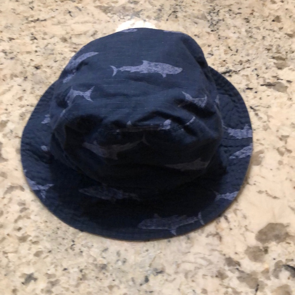Adorable toddler shark themed beach hat